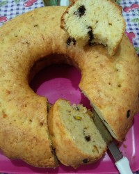 کیک پسته شکلاتی