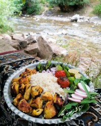 جوجه کباب زعفرانی