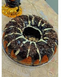 سفارشی کیک شکلاتی باگاناش شکلاتی