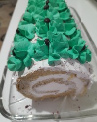 رولت خامه ای سفارشی ..برای مشتری ..وزن یک کیلو..