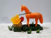 اسب با هویج