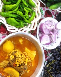 آبگوشت لوبیا سفید