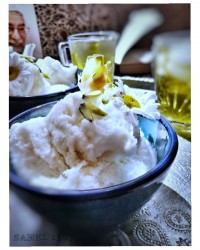 بستنی سنتی وانیلی