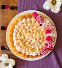 کیک شکلاتی با کرم پنیری