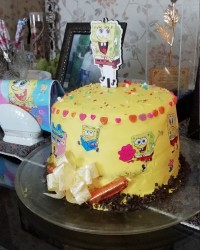 کیک تولد گل پسرم