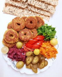 کتلت مرغ و سویا