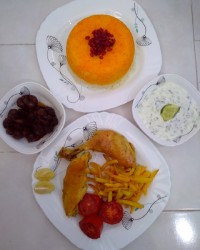 زرشک پلوبامرغ
