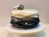 کیک با تکنیک رافل