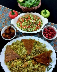 سبزی پلو باتن ماهی