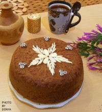 کیک شکلاتی بی بی مناسب خامه کشی (لطفا ورق بزنید)