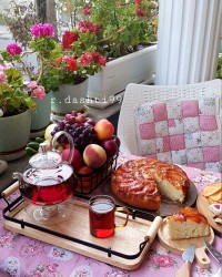 کیک_برگردان_شلیل