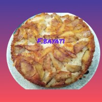 کیک سیب برگردون