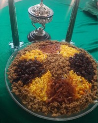 عدس پلو نذری