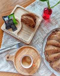 کیک موز وگردوی نسکافه ایی