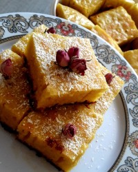 کیک شربتی در تابه دوطرفه