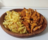 فیله مرغ سوخاری بازاری