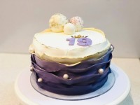 کیک با تکنیک رافل