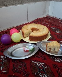 کیک کشمشی بدون همزن