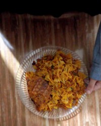 ماکارانی شکل دار پروانه ای❤