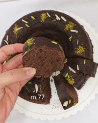 کیک پودینگ کاکائویی