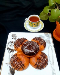 دونات بدون تخم مرغ تجربه ی اول