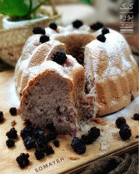 کیک پوره تمشک وحشی حتما ورق بزنید