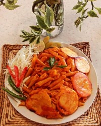 ماکارونی ناهار امروز