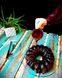 کیک قهوه شکلاتی