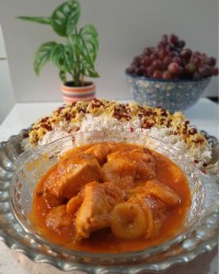 خورشت مرغ افشاری