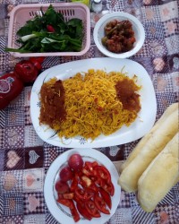 ساندویچ ماکارونی یک روز عالی ناهار در کنار دوستان