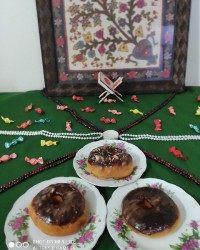 اینم از دونات های من چالش دونات. پیراشکی. پیتزا استاد سراجی سراجی