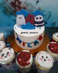 کیک خرس های کله فندقی