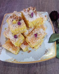 کیک باقلوای خودم پز تعریف از خود نباشه خاطرخواه زیاد دارن این کیک ها،???