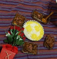 خورشت انار دون برنج