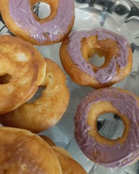 دونات بدون شیروتخم مرغ بادستوراستادسراجی