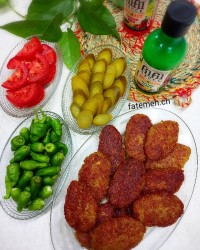 کتلت مرغ وسویا