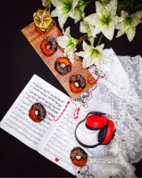 دونات ⁦❤️⁩⁦❤️⁩⁦❤️⁩ چالش عکاسی از بالا