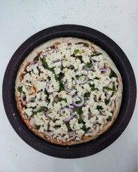 پیتزا رست بیف با کمک همسرم❤