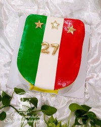 کیک خامه ای کیک پرچم