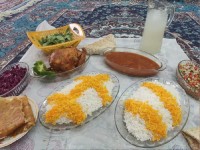 ناهار روز اربعین وشلزرد نذری
