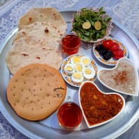 عصرانه با نان تابه ای