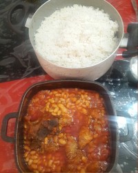 خورش لوبیا سفید