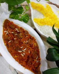 خورشت هویج و آلو