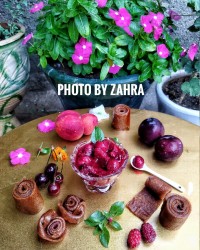 ترشک مخلوط لواشک آلو