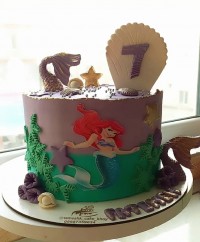 کیک تم پری دریایی