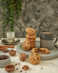 کوکی کدوحلوایی و شکلات چیپسی