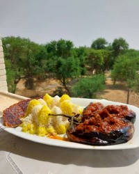 بادمجان شکم پر مازندرانی