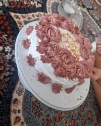 این کیک رو برا تولد برادرزاده ام درست کردم.