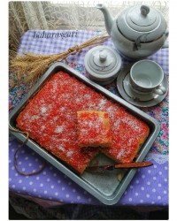 شیت کیک ماست با فیلینگ مربا