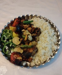 جوجه کباب خونگی